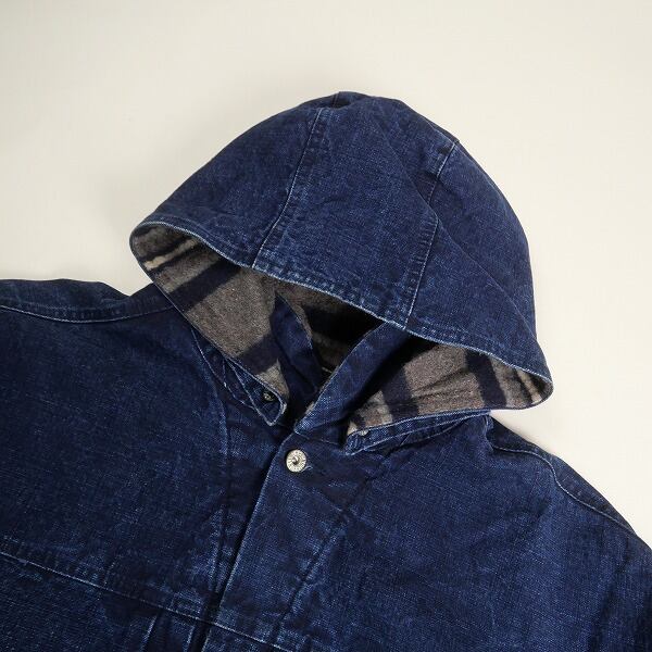 Size【L】 TENDERLOIN テンダーロイン DUCK HOODED JKT INDIGO 