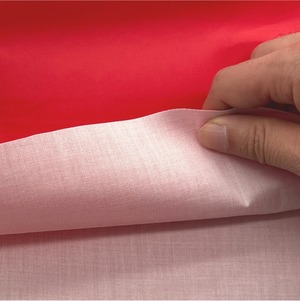 ★CT149◆オーダー1m単位◆SALE◆防菌防臭加工合皮レーザー裏地生地◆レッド