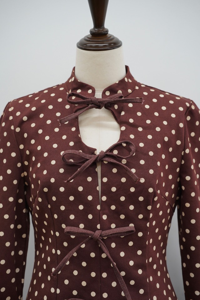 ARLES POLKA DOT MINI DRESS