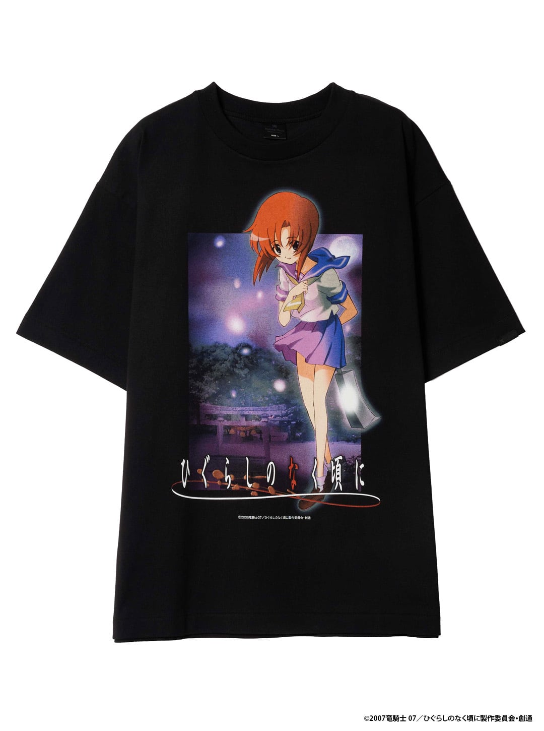 ひぐらしのなく頃に Tシャツ Lサイズ ナンバーロック Number Rock 販売終了【EXCLUSIVE LINE】ひぐらしのなく頃にT-Shirt | Number Rock