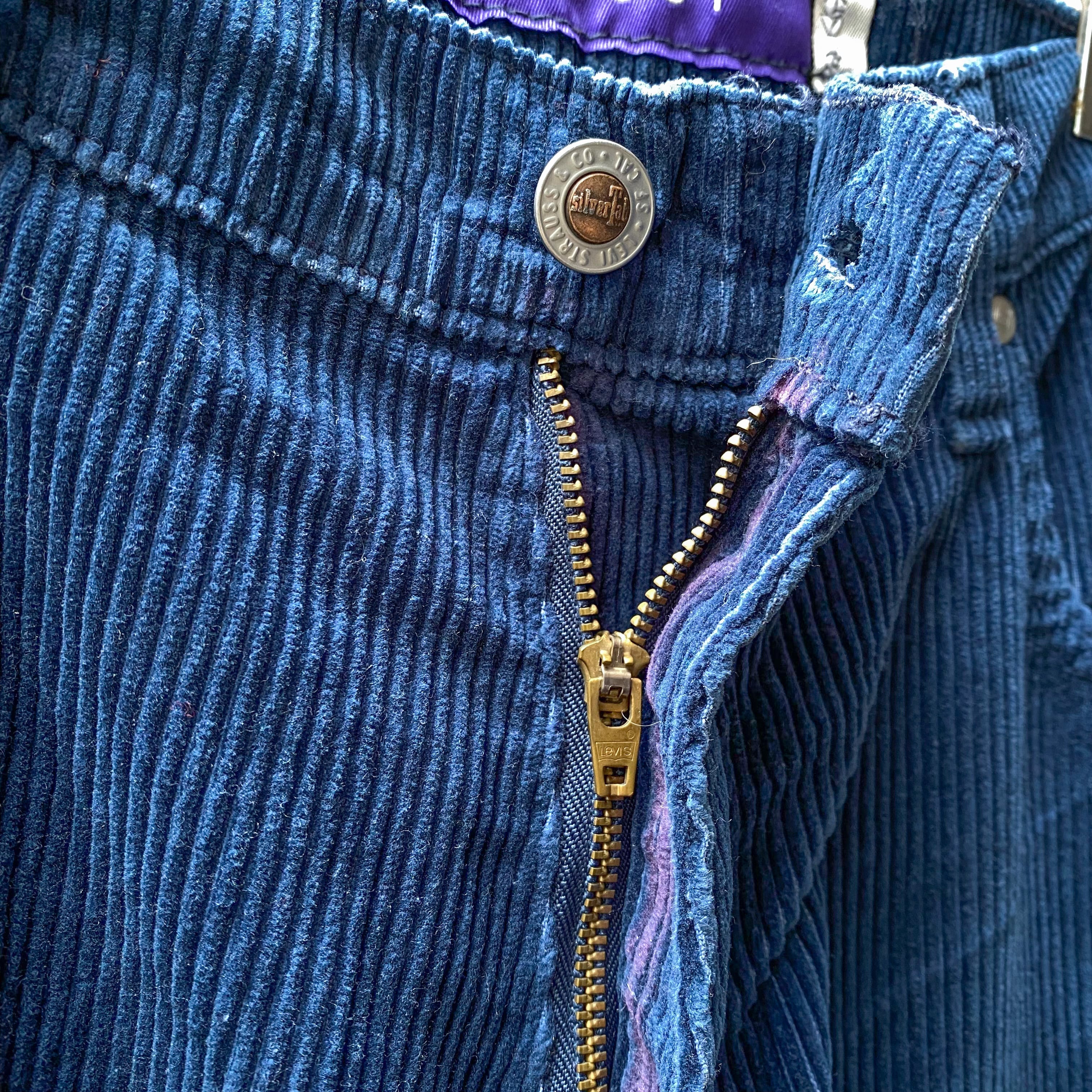 SILVER TAB バギー パンツ グレーコーデュロイ Levi's