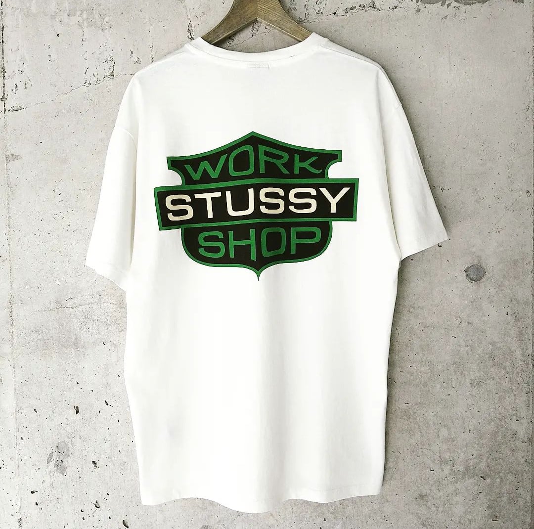 OUR LEGACY × STUSSY logo tee - Tシャツ/カットソー(半袖/袖なし)