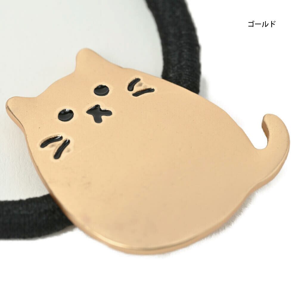 猫ヘアゴム(シンプルキャット) | マスノヤ衣料品店・マスノヤ猫雑貨店