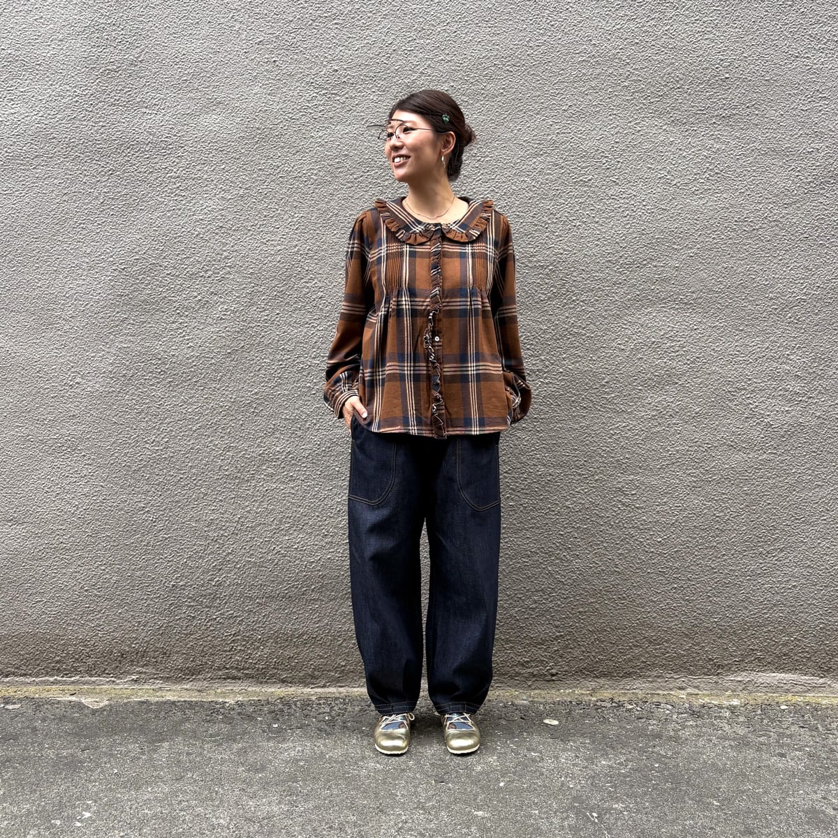 バルーンパンツ デニム