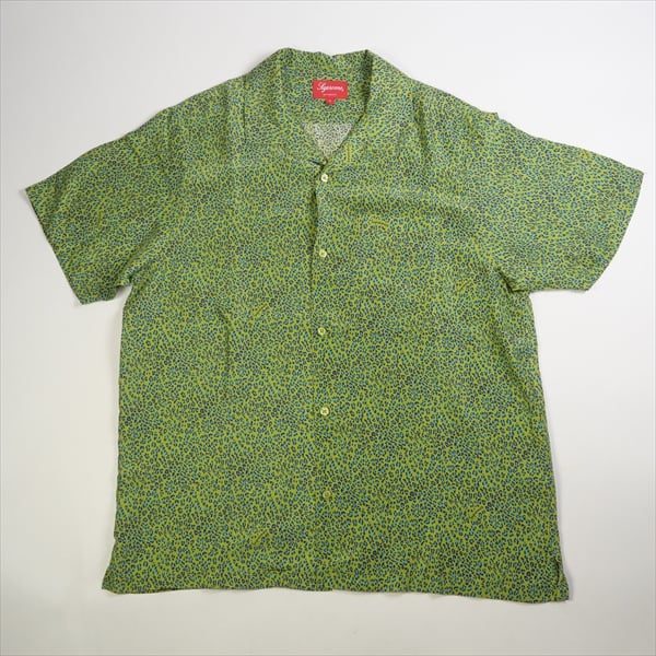 Mini floral rayon shirt 緑 M