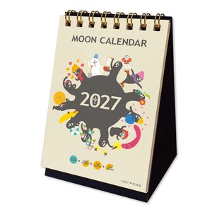2027 卓上 ムーンカレンダー SSサイズ はにわ日和〈SS〉