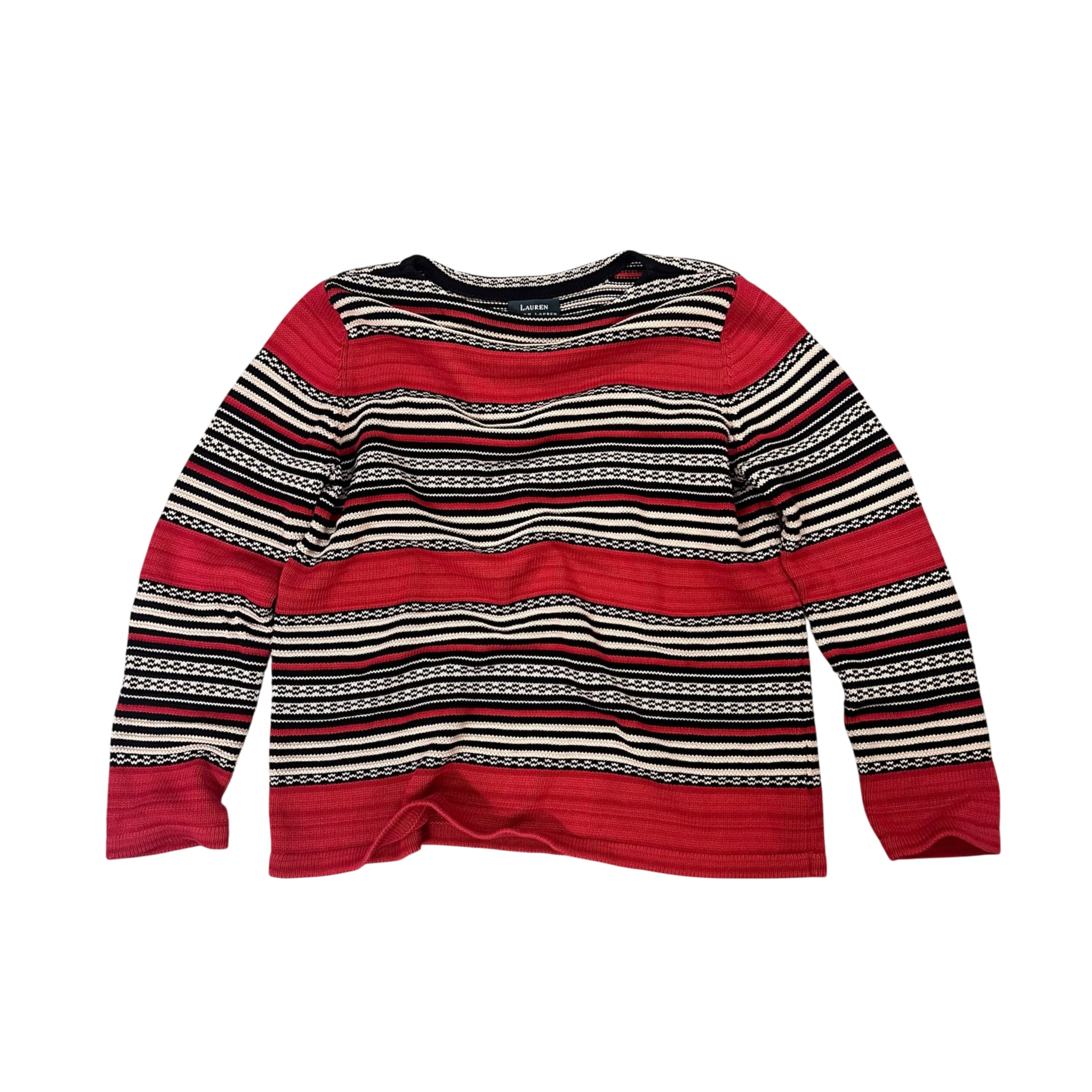 Lauren Cotton Border Knit