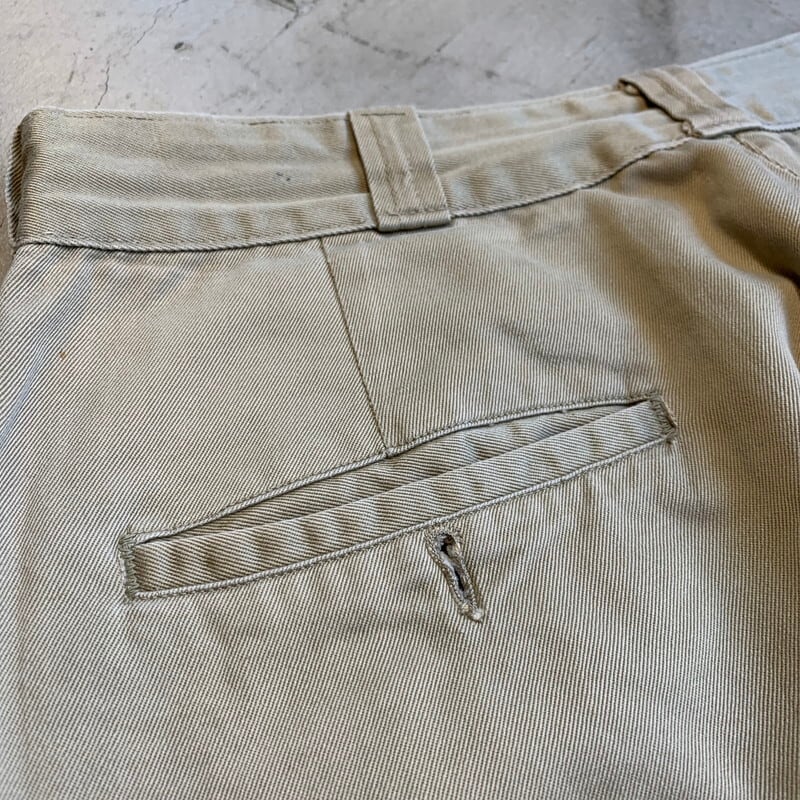 50's U.S.ARMY チノトラウザーズ MIL-T-2064B サイドシングル 内縫い