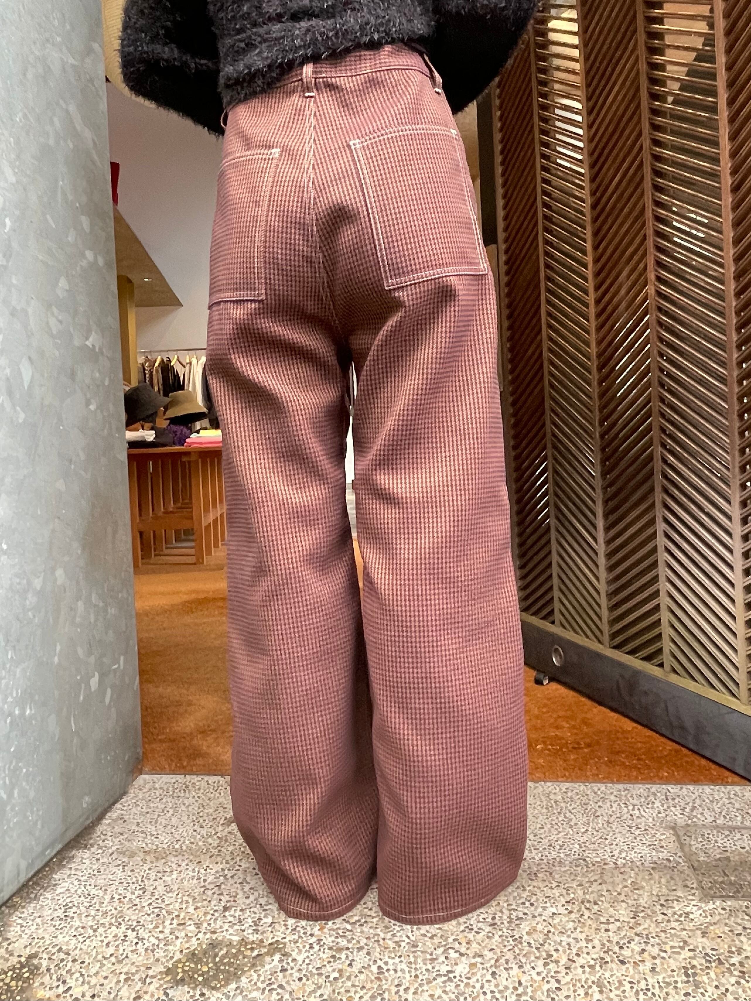 TRENT トラント / CHECK BAGGIE PANT / バギーパンツ | TRENT online