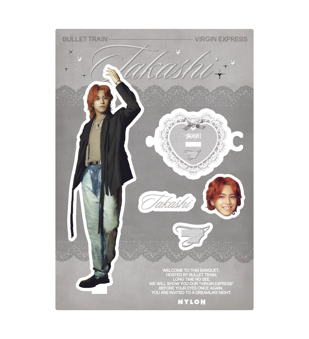 受注販売・7月上旬お届け予定】超特急／アクリルスタンド（プレート付