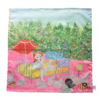 tapestry handkerchief "USAGI RECORD"