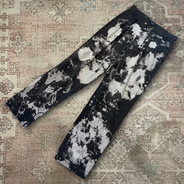 90s / DOCKERS / BLEACHING CAMOUFLAGE CHINO / ALTERED