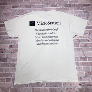 Ⓚ1990s BENTLEY MICRO STATION T-SHIRT