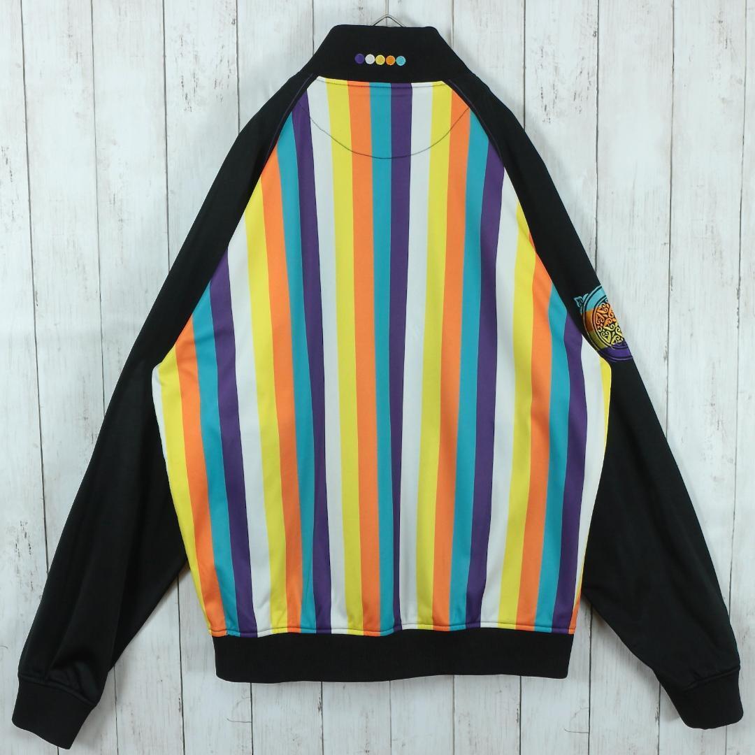 COOGI クージー トラックジャケット L ジャージ ストライプ 刺繍ロゴ  