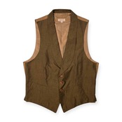 ROMEO GIGLI ロメオジリ ジレ ベスト サイズ 48 /コットン&シルク/玉虫カラー