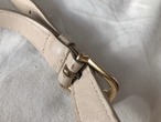 AMERICA 1990’s OLD COACH “Off white Leather” shoulder bag