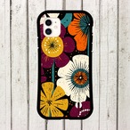 iPhoneケース レトロフラワー 花柄｜70sヴィンテージポップ RETRO003