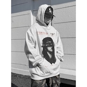 VINTAGE ストリート 消える顔 パーカー T1846