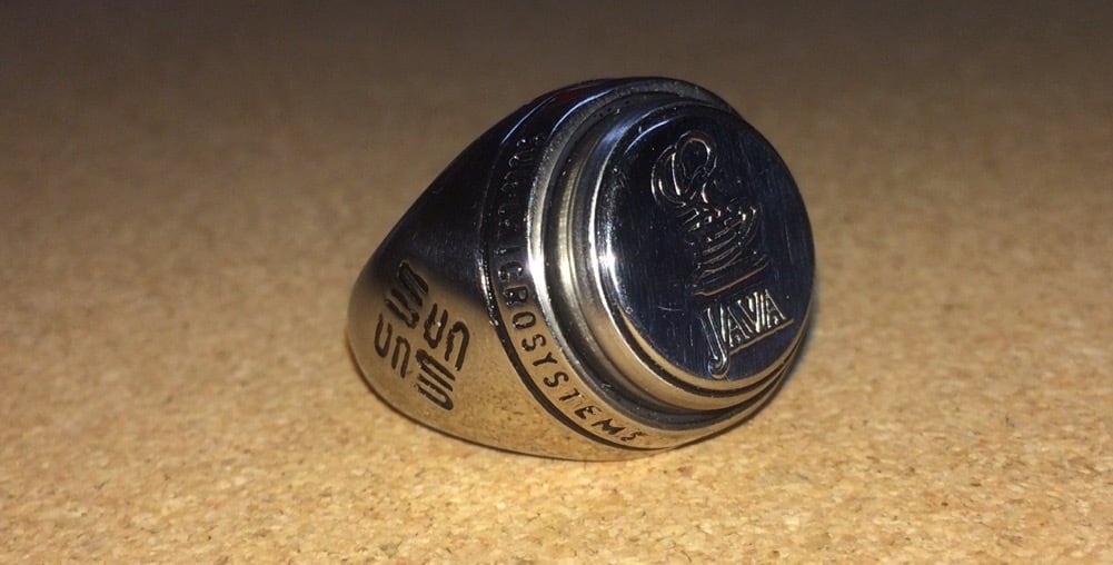 【used】Sun Microsystems java ring リング