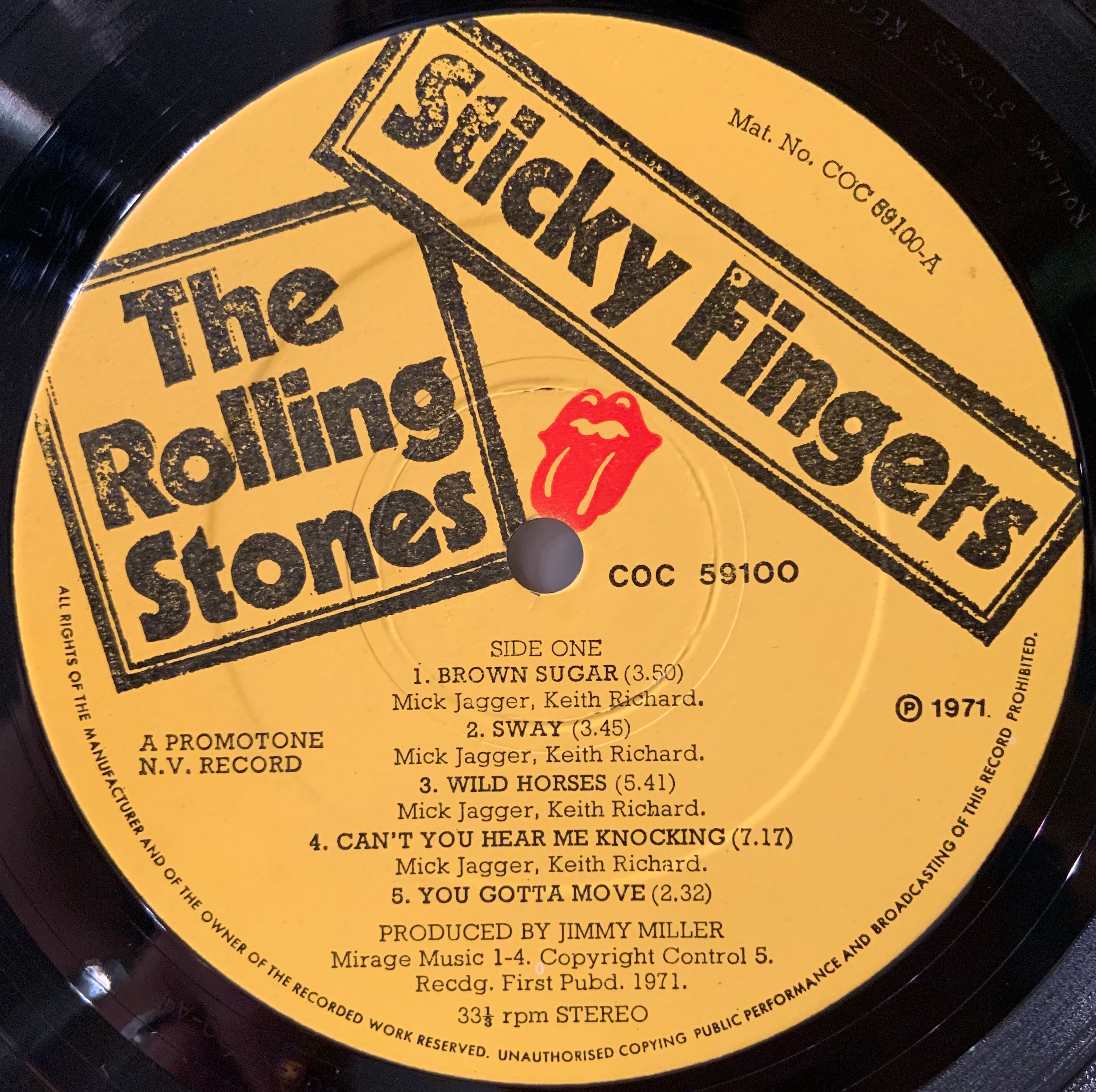 LP】ROLLING STONES/Sticky Fingers | SORC 中古アナログレコード専門店