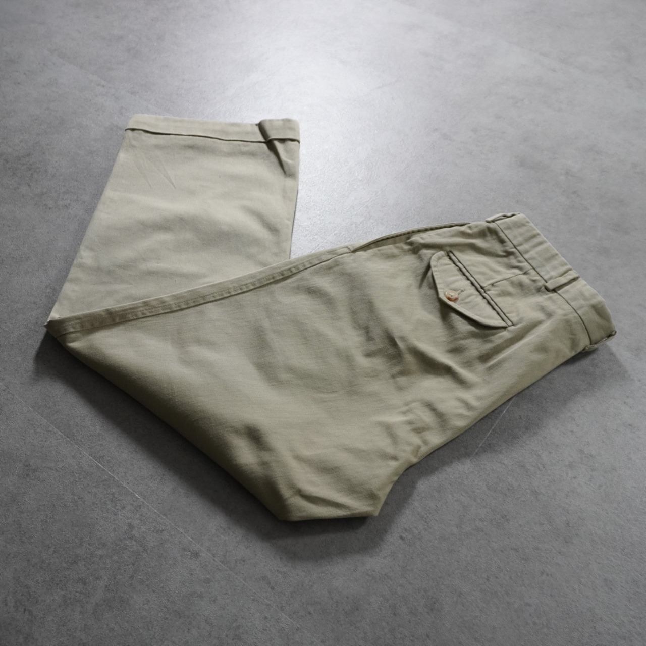 90s Polo by Ralph Lauren ”GUARANTEED TO WRINKLE” chino trousers W30.5L29相当 古着 - 1