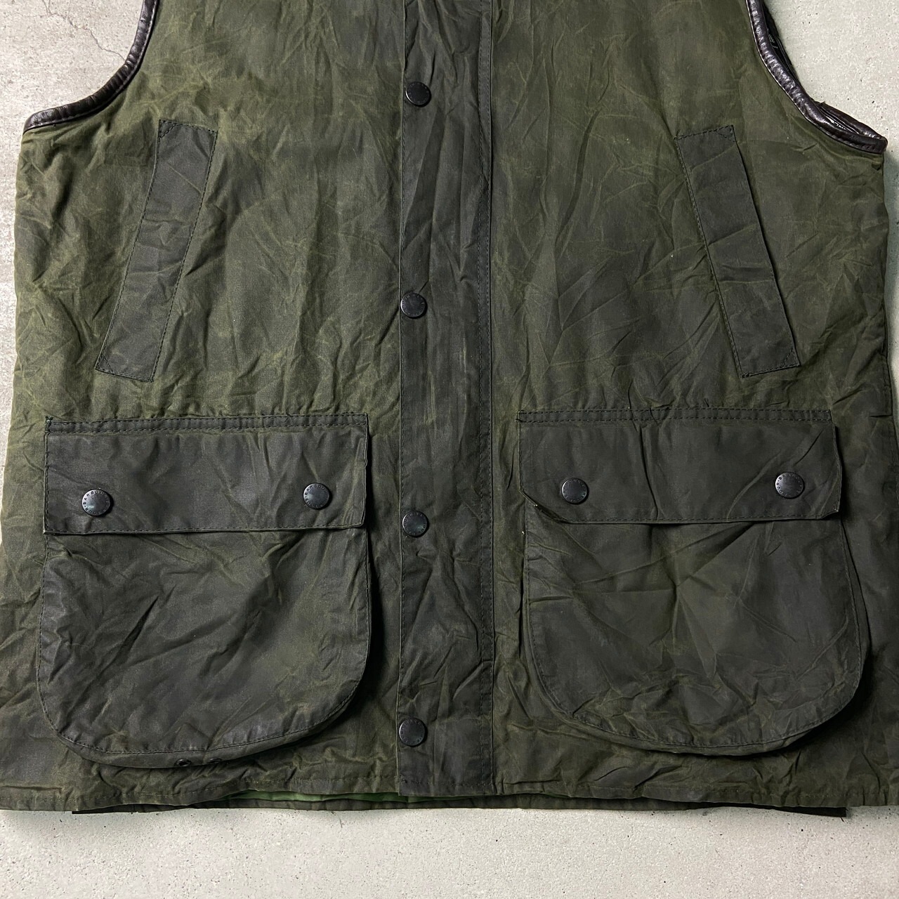 95年製 英国製 Barbour WESTMORLAND バブアー オイルドベスト メンズL 