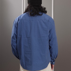 ブルーシフト・ニュアンスチェックシャツ A2120