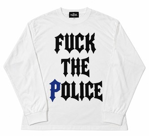 FUCK THE POLICE LOGO L/S TEE