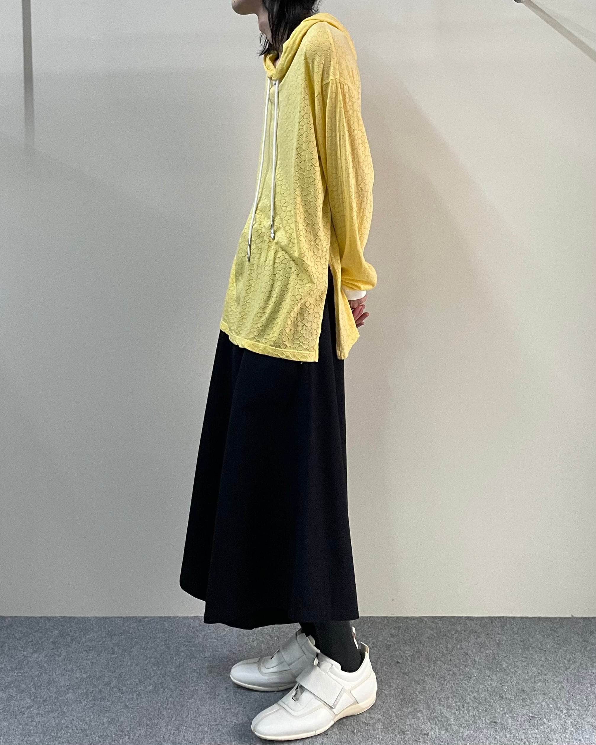 VIA PIAVE 33】LONG-SLEEVE DAISY HOOD | blendmarket