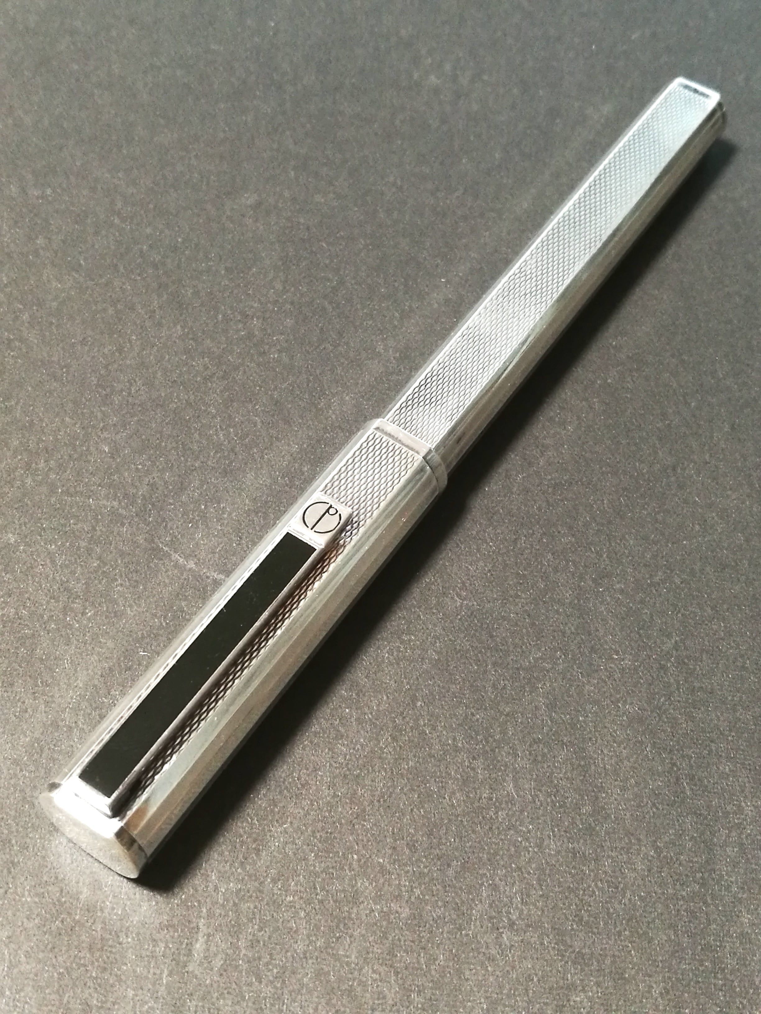 80s ダンヒル ドレス シルバープレート DUNHILL （細字） 18K 01077