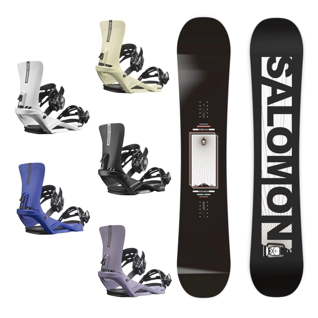 SALOMON 2点セット FRONTIER ＋ RHYTHM スノーボード