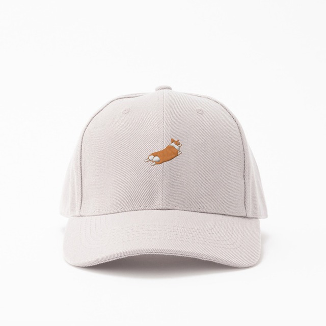 CORGI ROGO Embroidered Cap -Gray-　[H0001]