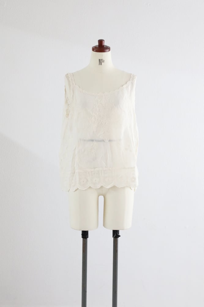 刺繍キャミソール/ Embroidered camisole(W26S2001H)