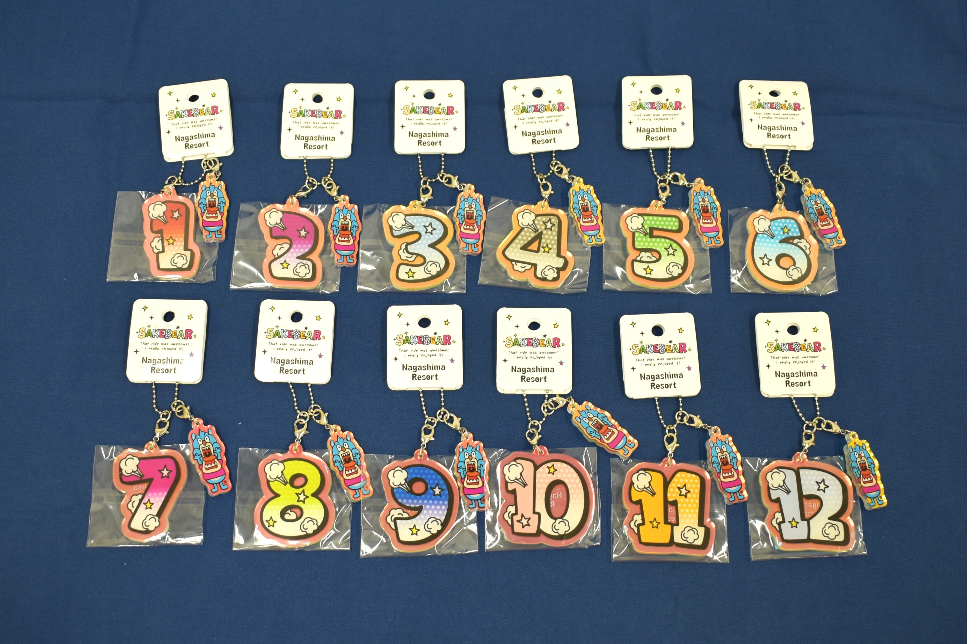 BIGBANG バッジ キーホルダー 8個 バラ売り対応 サケベア アクリルボールチェーン（バースデイ） | Nagashima Resort