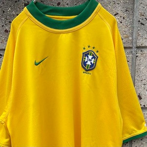 【Mサイズ】NIKE BRASIL ブラジル代表 大きめサイズ 古着 ゲームシャツ