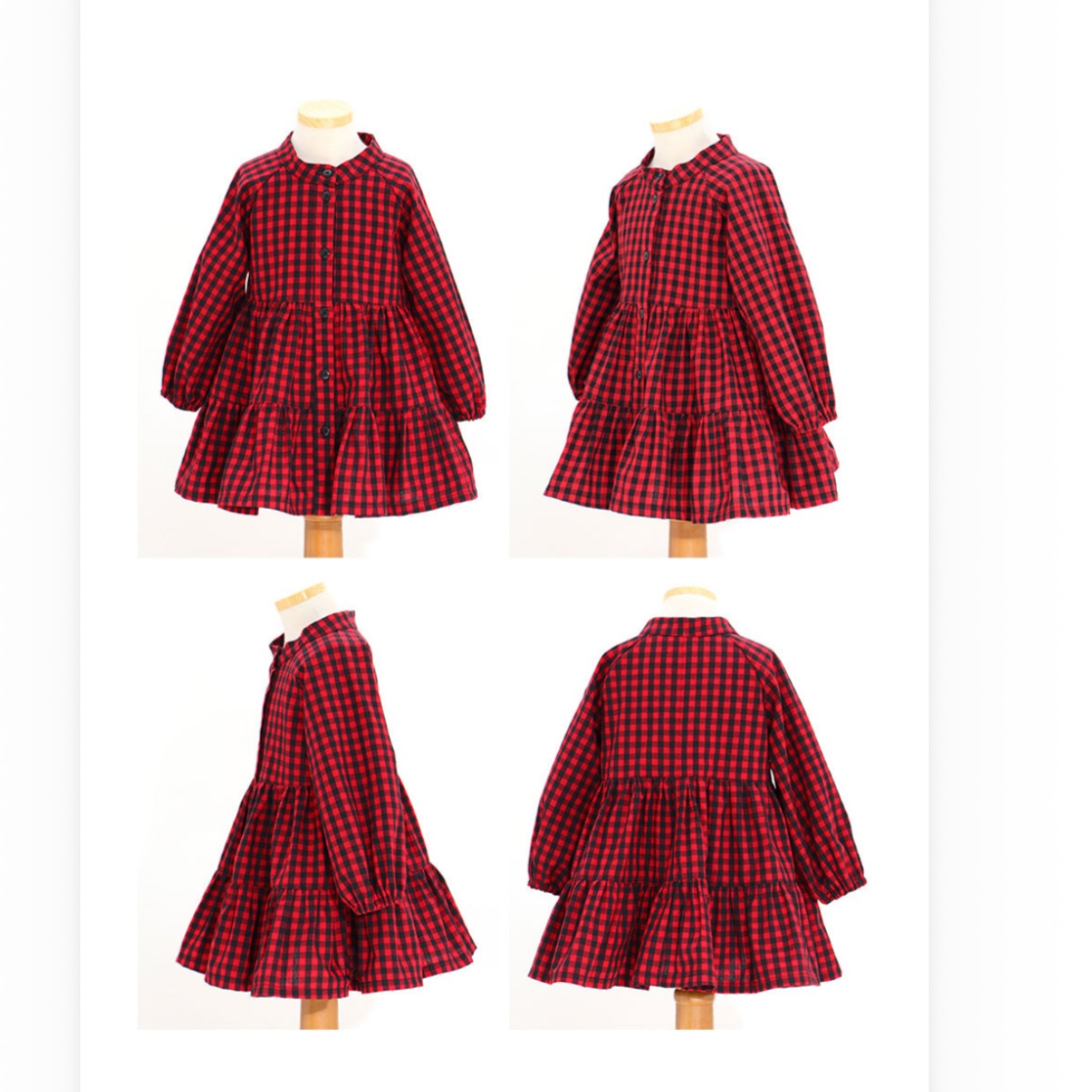 【予約】｜型紙のみ｜子ども用ワンピース｜P476｜サイズ90〜150｜商用利用OK