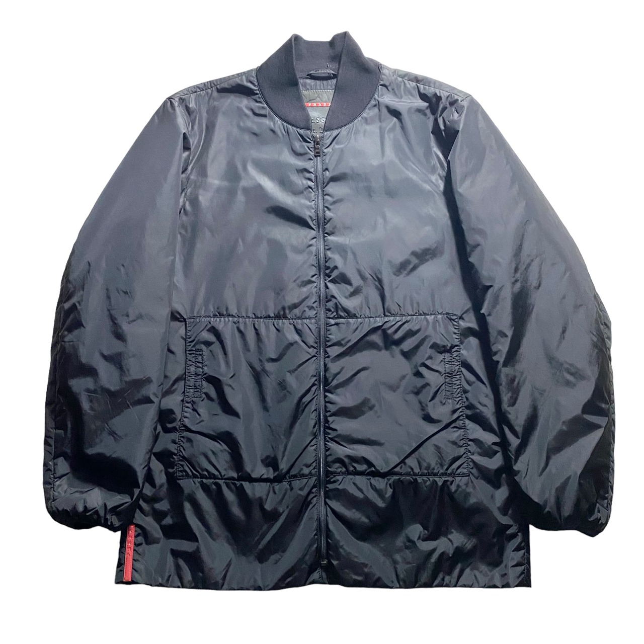PRADA SPORT black nylon liner blouson