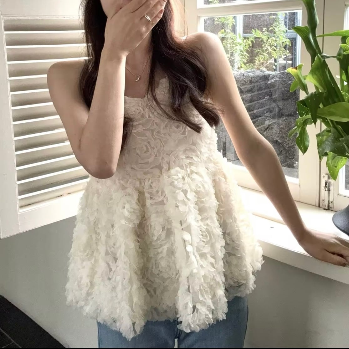 ロマンチックフラワーキャミソール