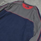 FADED GLORY switching design long sleeve tee