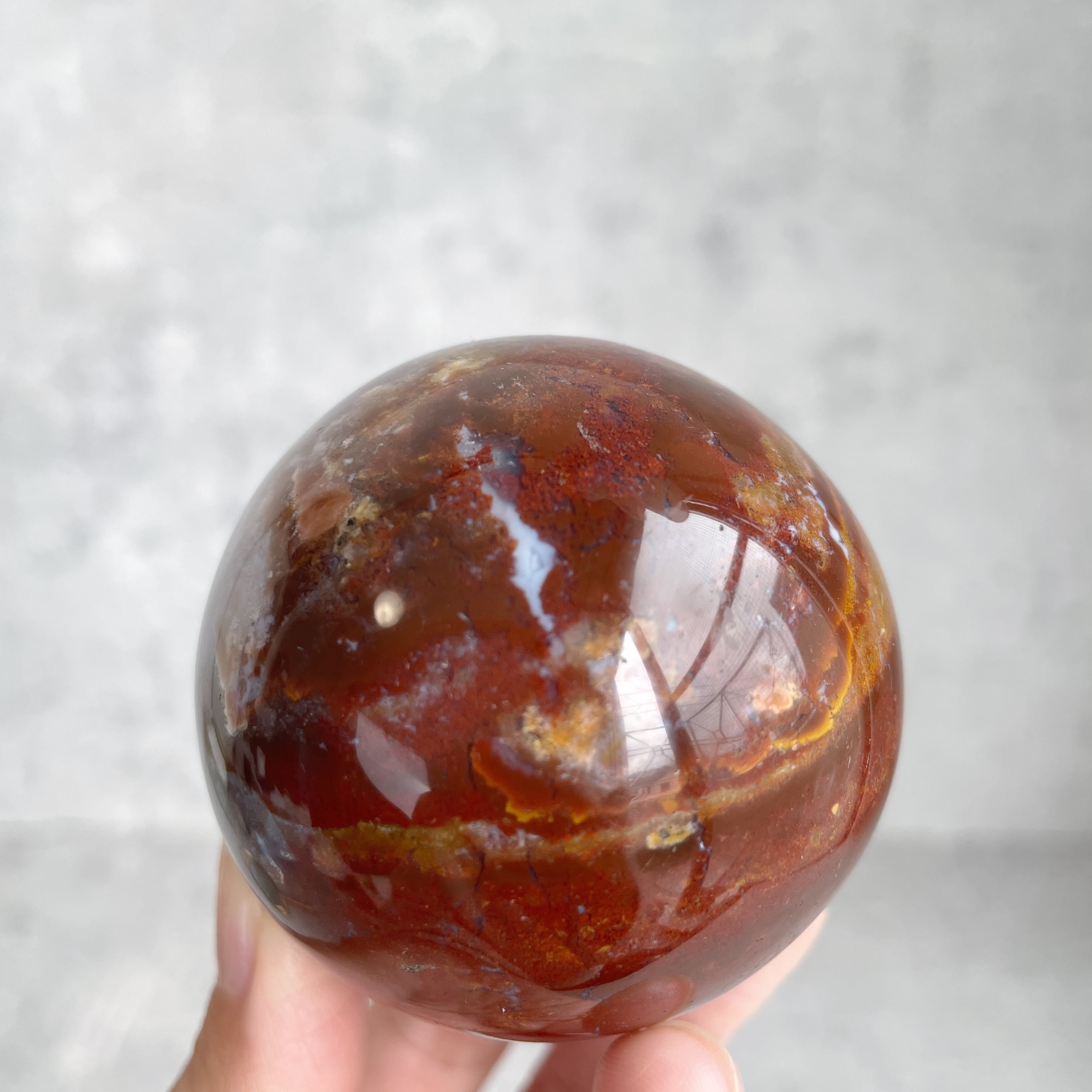 オーシャンジャスパー スフィア02◇Ocean Jasper◇天然石・鉱物