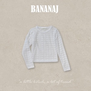 【2点送料無料】«予約»«ジュニアサイズあり»«Banana J» リズムフラワートップス