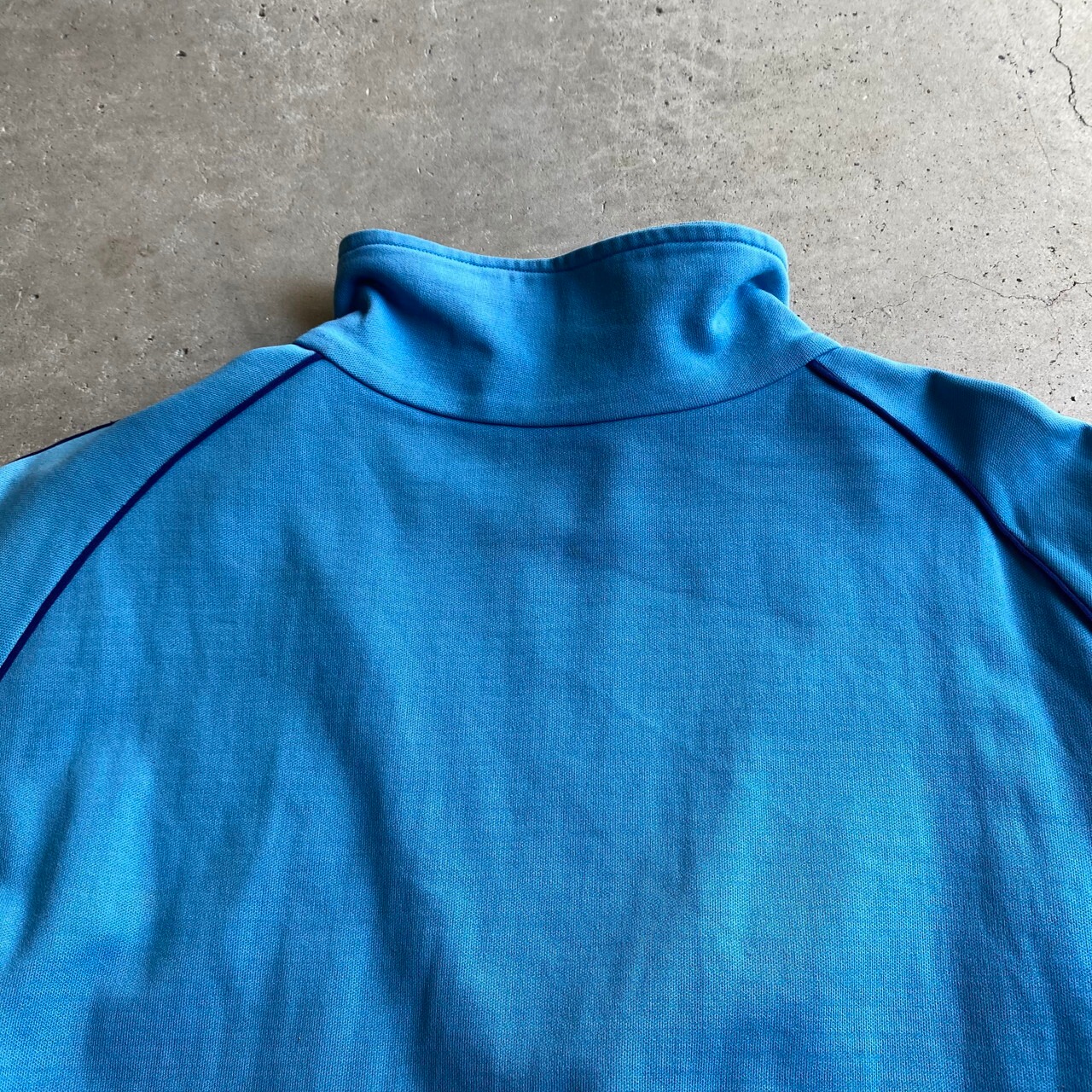 80年代 香港製 adidas アディダス トレフォイル ロゴ フロッキー 