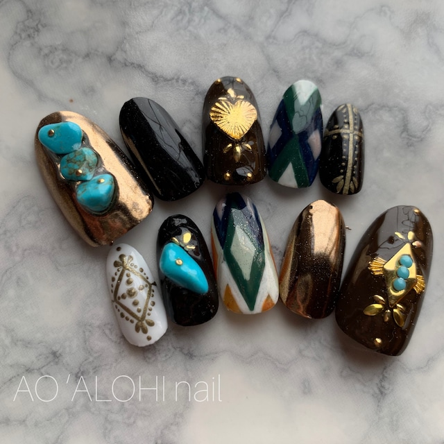 ボヘミアンネイル Ao Alohi Nail ボヘミアンネイル Ao Alohi Nail