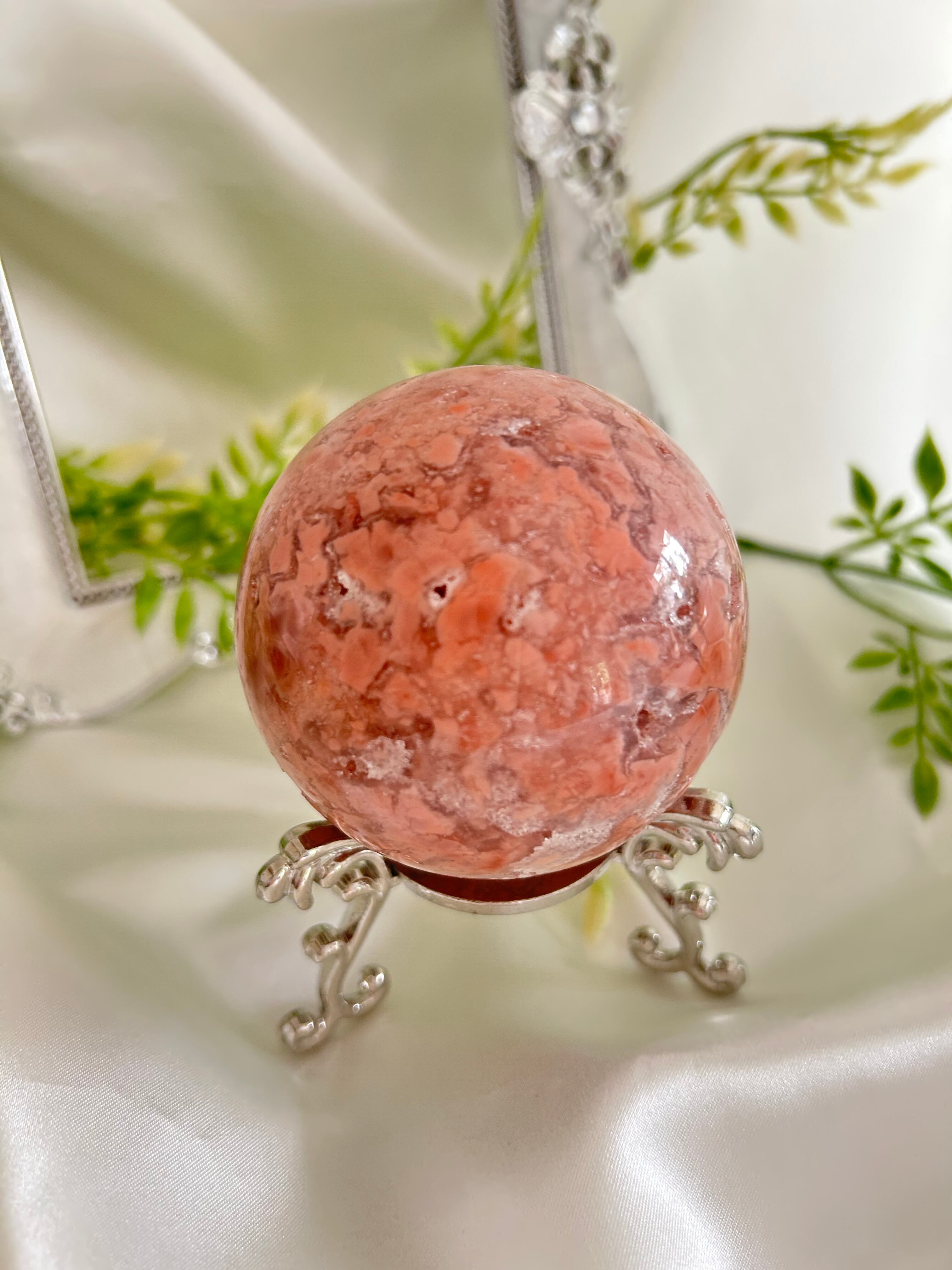 ピンクアゲートスフィア | Muu stone