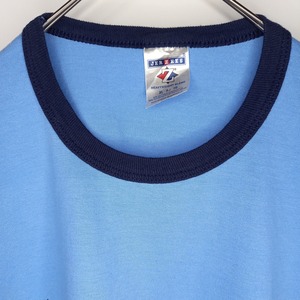 ジャージーズ　リンガーTシャツ　HONDA　バイクプリント　ビッグシルエット