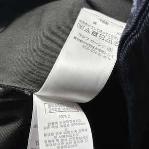 RRL indigo herringbone denim pants