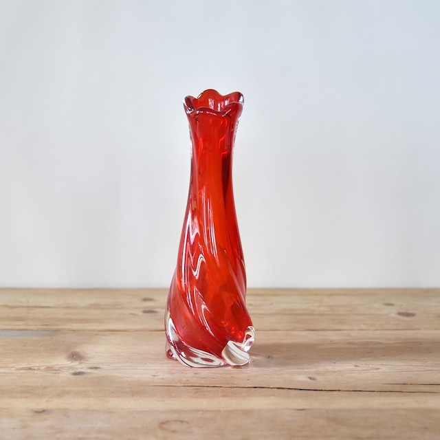 Glass Flower Vase / ガラス フラワーベース (花瓶) / GV-007
