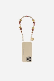 【Caterina Ambre カテリーナ・アンブル】40cm ラコックフランセーズ スマホストラップ ネックレス パール スマホショルダー La Coque Francaise フランス製