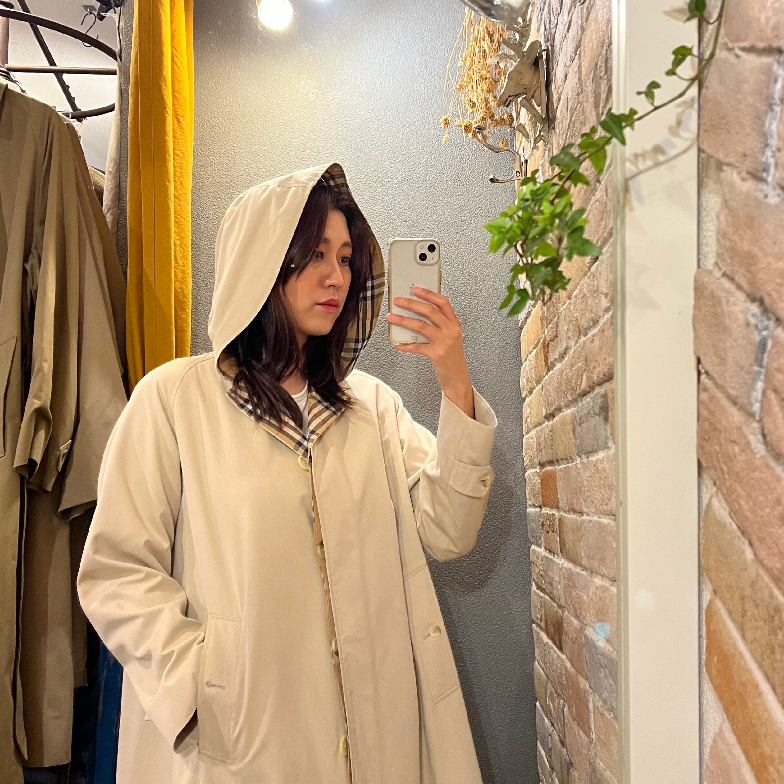 burberry ladies 1枚袖 foodie coat バーバリー イングランド製ステン 