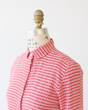 〈CÉLINE by phoebe philo〉Houndstooth shirt